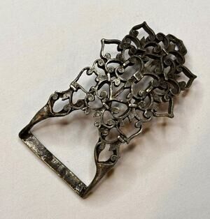 60’s Belt buckle Handcrafted Signed SYNEK Original 1969
